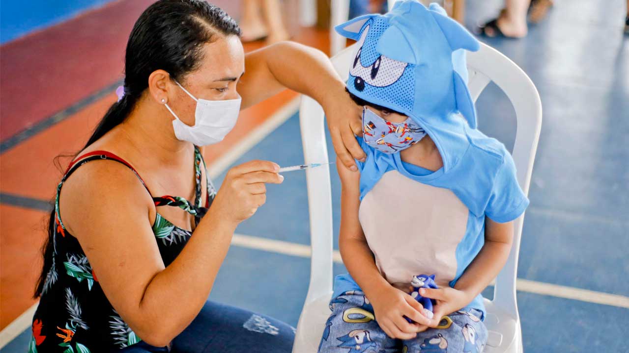 João Pessoa segue campanha de vacinação contra Covid-19 com crianças a partir de 5 anos