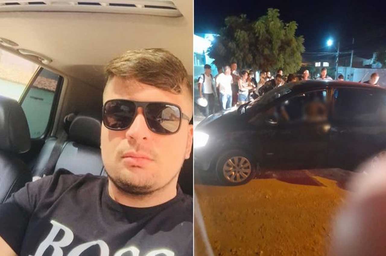 Jovem é morto a tiros dentro de carro, no Sertão da Paraíba (Foto: Reprodução/ Redes Sociais)