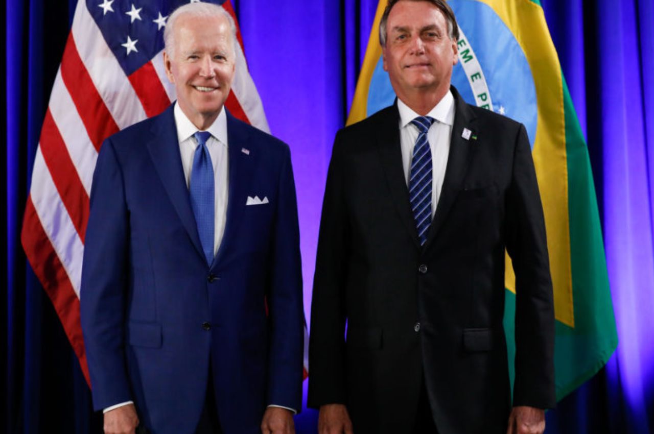 Presidentes Bolsonaro e Biden fazem reunião bilateral nos EUA
