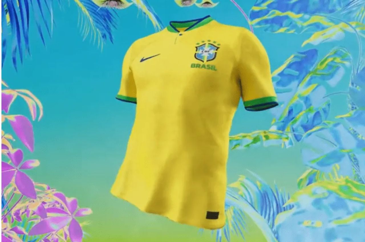 CBF apresenta camisa da seleção brasileira para Copa do Mundo no Catar  