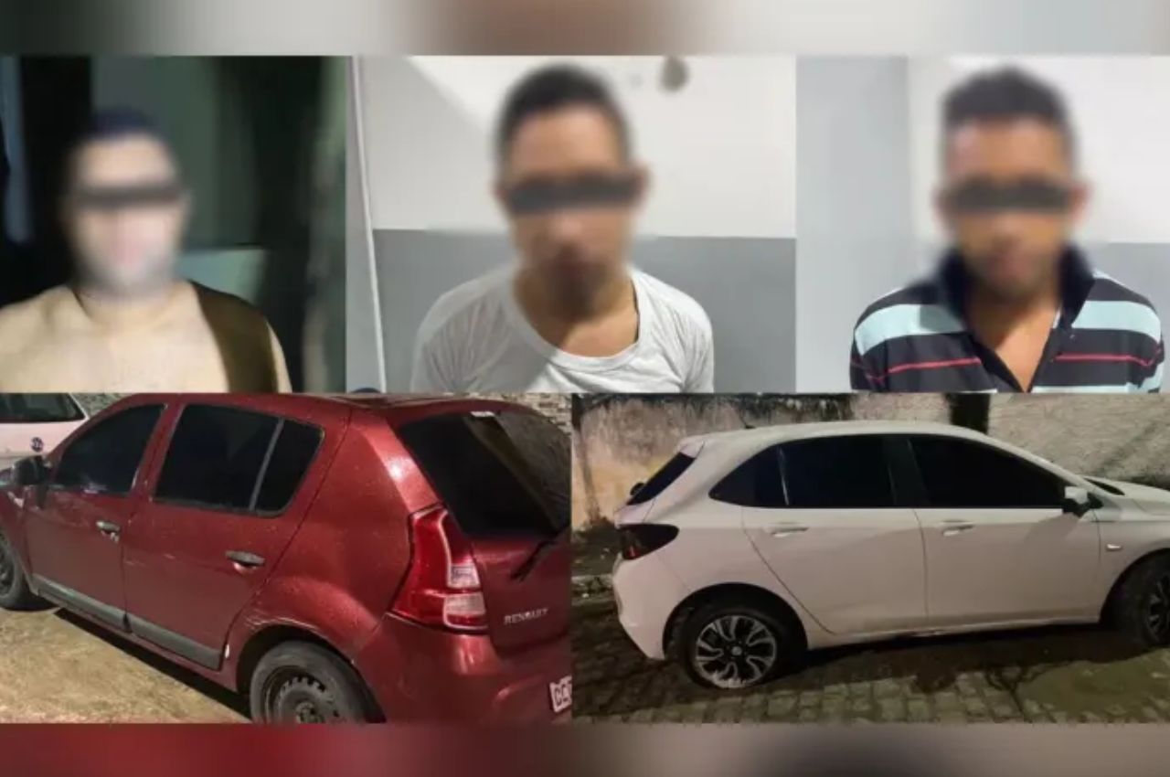 Trio é preso suspeito de assaltos, agressões e tentativa de homicídio foto---Divulgação/Polícia Civil da Paraíba