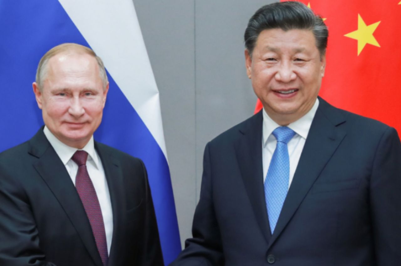 Vladimir Putin e Xi Jinping. foto--- Xinhua