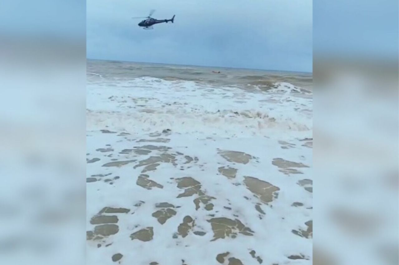 Homem se afoga e desaparece no mar da Praia de Tambaba, no município do Conde