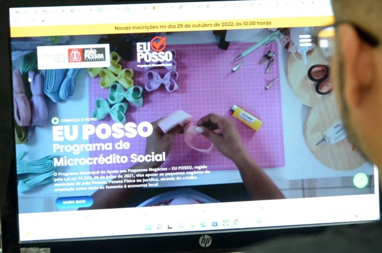 João Pessoa inscreve para edital oferecendo créditos de até R$ 10 mil a empreendedores — Foto: Divulgação/'Eu Posso'

