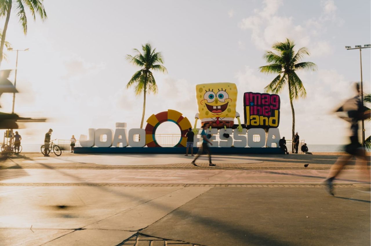 Bob Esponja gigante chega a João Pessoa para o Imagineland 2024