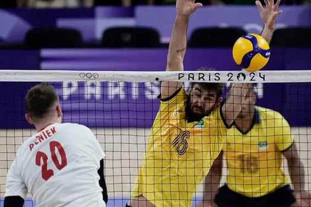 Olimpíadas: Brasil perde de virada para Polônia vôlei masculino e se complica