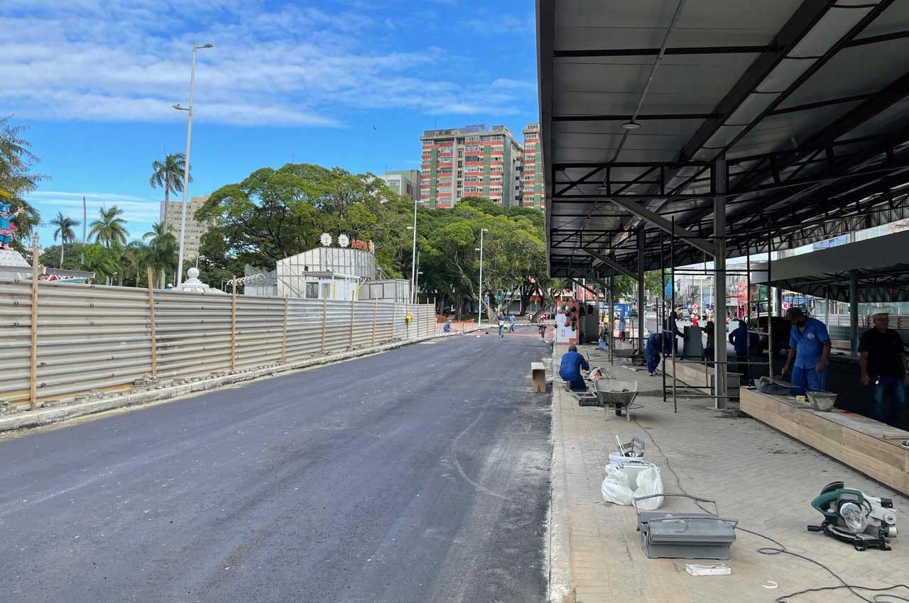 Novo Terminal de Passageiros do Parque Solon de Lucena, em João Pessoa, será entregue à população nesta quarta-feira (04)