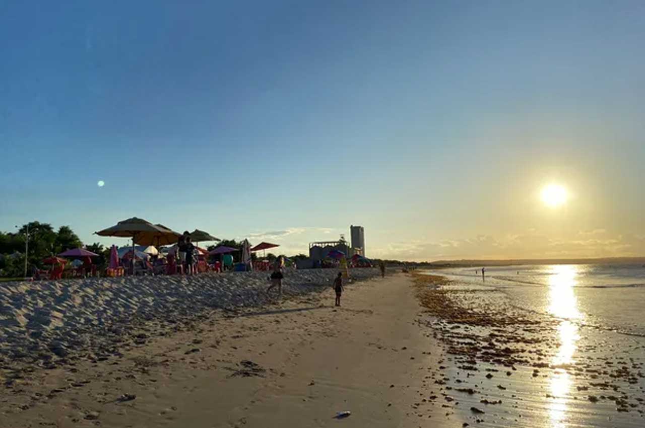 Três trechos de praia do Litoral da Paraíba estão impróprios para banho